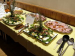 The Grand Salat on the buffet table